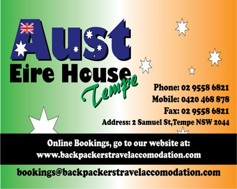 Aust Eire House Tempe - Accommodation 4U 0