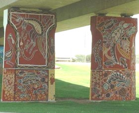 Cowra Bridge Pylons - Accommodation 4U 0