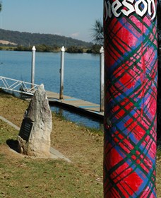 Maclean Tartan Power Poles - Accommodation 4U 1