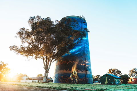 Deniliquin Water Tower Mural - Accommodation 4U 1