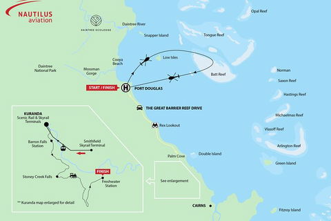 Day Tour To Kuranda, Rainforest And Port Douglas With Flight - Accommodation 4U 1