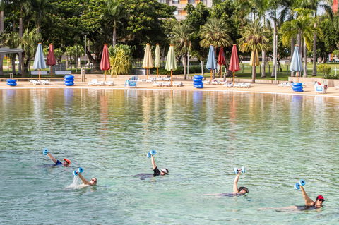 Aqua Fitness In The Wave Lagoon - Accommodation 4U 0