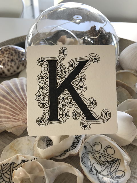 Online Live Streaming Class: Zentangle Art: Embedded Letters - Accommodation 4U 0