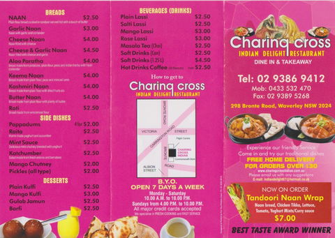 Charing Cross Indian Delight Restaurant - Accommodation 4U 0
