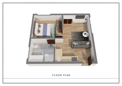 1 Bedroom Apt With Air-Conditioning In Plympton - Accommodation 4U 3