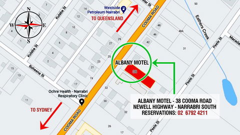 Aalbany Motel Narrabri - Accommodation 4U 1