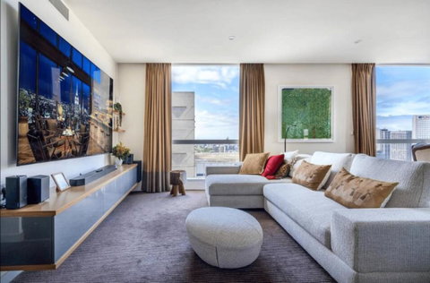 NY Vibes In Melb Parking 2 Cars 39th Flr Views - Accommodation 4U 1