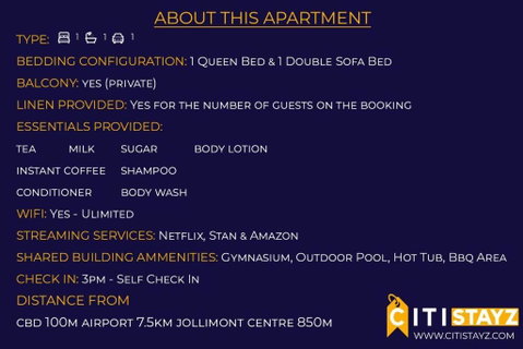 Perfectly Located Modern Apartment - Canberra CBD - Accommodation 4U 2