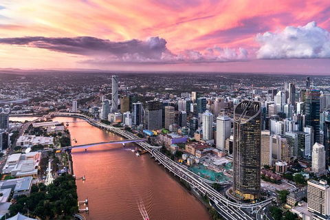 Brisbane City - Private Helicopter Sunset Flight - 25min - Accommodation 4U 4