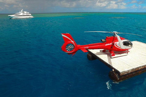 Full Day Reef Cruise Including 10 Minute Heli Scenic Flight: Get High Package - Accommodation 4U 3
