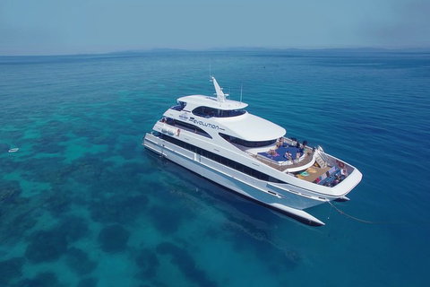 Full Day Reef Cruise Including 10 Minute Heli Scenic Flight: Get High Package - Accommodation 4U 4