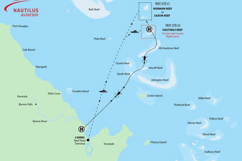 Great Barrier Reef Scenic Helicopter Tour And Cruise From Cairns - Accommodation 4U 4