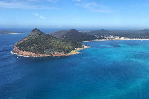 40-45 Minute Port Stephens And Stockton Beach Helicopter Flight - For 2 - Accommodation 4U 3