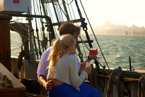 Sydney Harbour Tall Ship Wine & Canapes Evening Cruise - Accommodation 4U 1